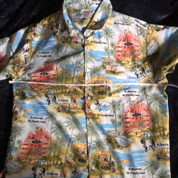 St. Maarten style tiki shirt - Picture 6 of 7